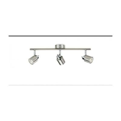 PHILIPS  - Plafonnier ajustable 3 spots - GU10 - m&eacute;tal - 93502 - Chrome