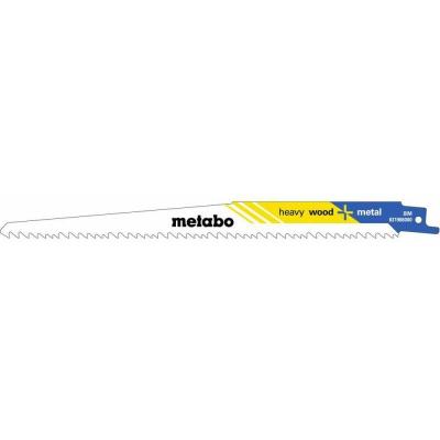 METABO  5 Lames de scies sabres, bois, flexible, 225 x 1,25 mm