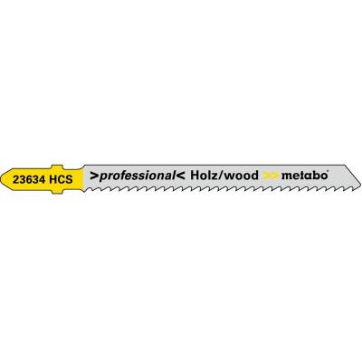 METABO  5 lames de scies sauteuses, bois, profess. 74 - 2,5 mm