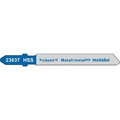 METABO  623637000&nbsp;T118&nbsp;A Lame de scie sauteuse (Lot de 5)