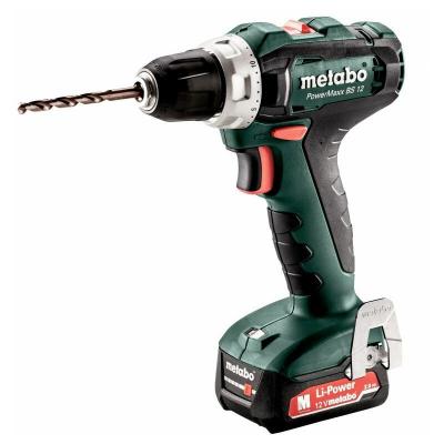 METABO Perceuse-visseuse 12V PowerMaxx bs 12 + batteries 2Ah 
