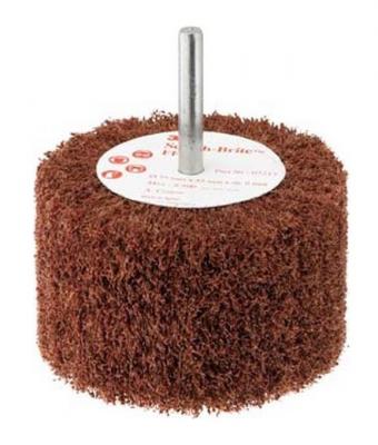 3M Roue &Agrave; Lamelles Scotch Brite Ff Diam&egrave;tre 75 Mm Largeur 45 Mm Grain Tr&egrave;s Fin