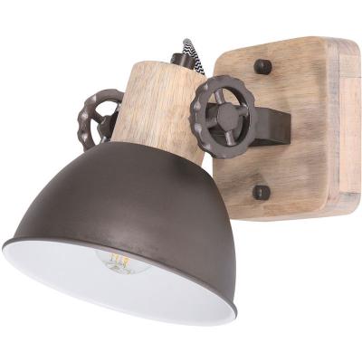 STEINHAUER  Spot pour plafond Gearwood, &agrave; 1 lampe, anthracite