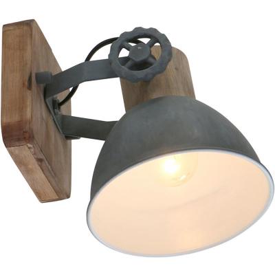STEINHAUER Mexlite Gearwood plafonnier Gris 15 cm de largeur dimmable r&eacute;glable