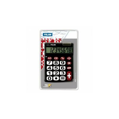 Milan Dual Blister 8 Calculator Argent&eacute;