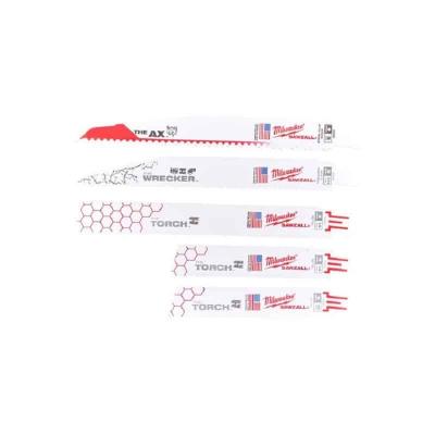 MILWAUKEE  Set 5 lames universelles de scies sabres SAWZALL - 49222205