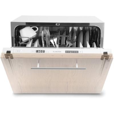 KLARSTEIN Lave-vaisselle int&eacute;grable  Amazonia 8 Secret - Largeur 55.5 cm - Hauteur 45.8 cm - Blanc 