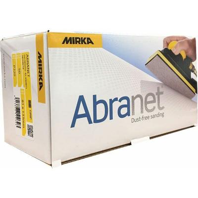 MIRKA Bo&icirc;te 50 coupes abrasives auto-agrippantes Abranet 81 x 133 mm  Grain: 240