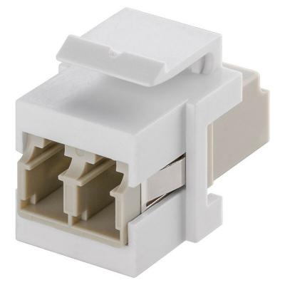 GOOBAY  coupleur fibre optique LC Duplex pour boitier r&eacute;seau type Keystone