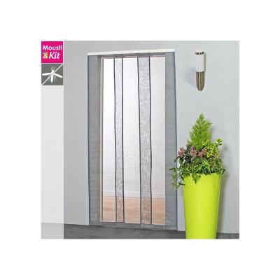 Moustiquaire rideau L.130xh.230cm Gris 