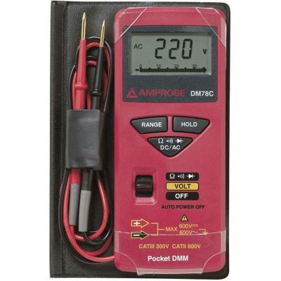 GENERIQUE DM78C Multim&egrave;tre num&eacute;rique de poche &agrave; s&eacute;lection automatique de gamme a