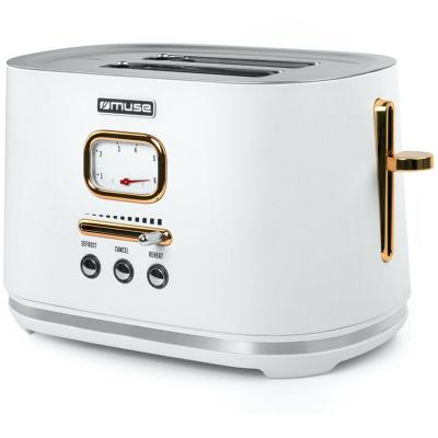  Muse - MS-130W - Grille-pain , 2 fentes - d&eacute;cong&eacute;lation - 1000W