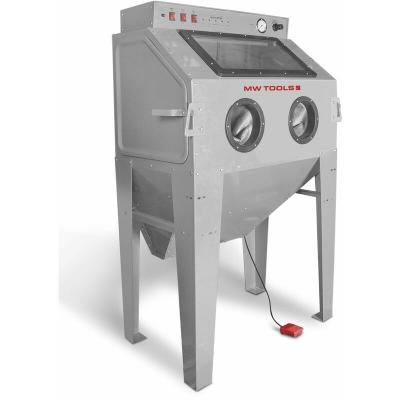MW TOOLS Cabine de sablage professionnelle 350 L avec aspiration + t&ecirc;te sablage fixe MW-Tools CAT415