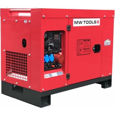 MW TOOLS Groupe &eacute;lectrog&egrave;ne insonoris&eacute; diesel 8kW 230V + 10kW 400V  