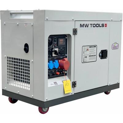 MW TOOLS  - Groupe &eacute;lectrog&egrave;ne insonoris&eacute; diesel 6 kW 230V + 7,5kW 400V DG75E