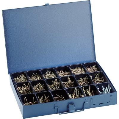 GENERIQUE Assortiment de 2110 vis universelles dans coffret en t&ocirc;le
