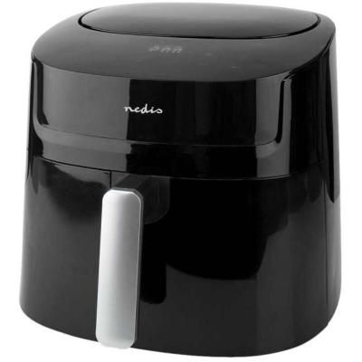 NEDIS Air fryer 7,2 l minuteur: 240 min nombre de programmes pr&eacute;d&eacute;finis: 8 num&eacute;rique noir