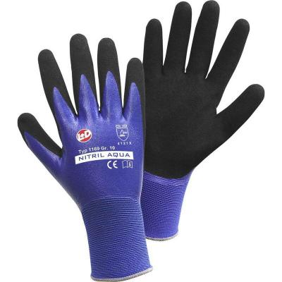 L+D  Nitril Aqua 1169-L Nylon Gants de travail Taille: 9, L EN 388:2016 CAT II 1 paire(s)
