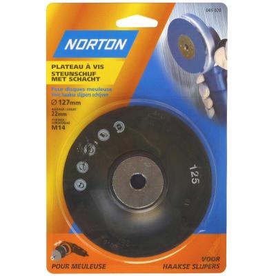 NORTON  - Plateau de pon&ccedil;age &oslash; 125 mm pour meuleuse