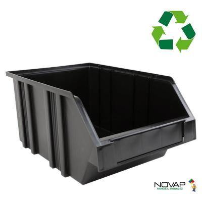 NOVAP Bac &agrave; bec poly&eacute;thyl&egrave;ne s&eacute;rie eco coloris noir capacit&eacute; 16 litres