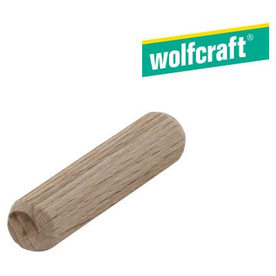 WOLFCRAFT Pack 30 chevilles longues en bois de h&ecirc;tre &oslash;10x40mm 2910000 