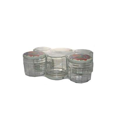 BOUCHONNERIE JOCONDI Pack De 6 Confituriers Avec Couvercle D&eacute;coratif 340mll
