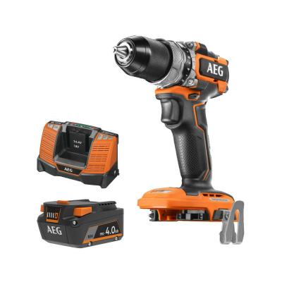 AEG Pack  18V - Perceuse percussion Brushless Subcompact - Batterie 4.0 Ah - Chargeur