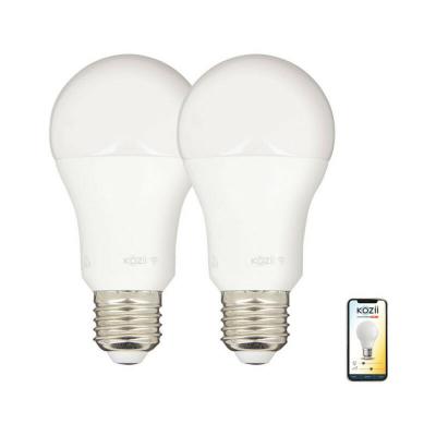 KOZII Pack 2 ampoule connectee smd e27 806lm a60 cct