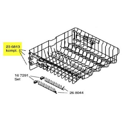 SIEMENS  - panier superieur de lave vaisselle pour lave vaisselle