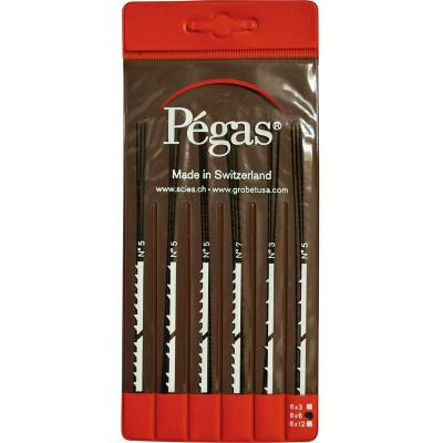 PEGAS Set lames scie &agrave; chantourner 6 pcs  PS906x6DI