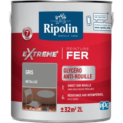 PPG Peinture fer - RIPOLIN - 395994 - Metal - 2 L 