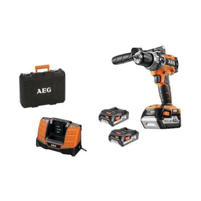 AEG Perceuse compacte brushless  18 V - 3 batteries - chargeur BSB18C2BLLI-X03C