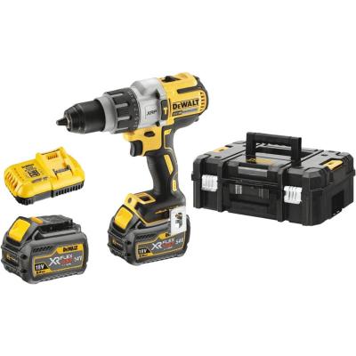 DEWALT Perceuse-visseuse 18V + 2 batteries 6Ah + chargeur + coffret Tstak - - DCD996T2