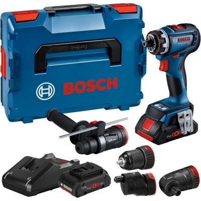 BOSCH  1 Perceuse Visseuse Gsr 18v-90 Fc + 2 Batteries + Chargeur