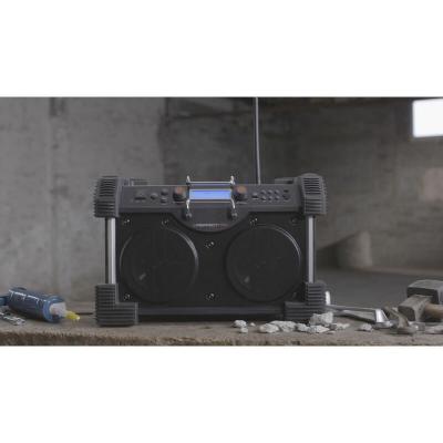 PERFECTPRO Radio de chantier rockhart - 2 x 30 (60) w - Bluetooth, MP3, Aux in, fm, dab+ - Perfect Pro