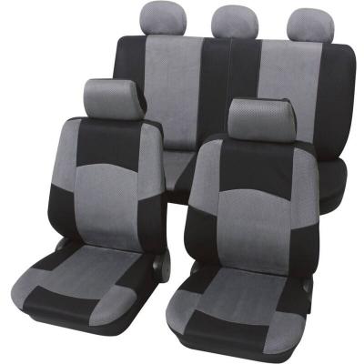 PETEX  24274918 Classic Housse de si&egrave;ge 17 pi&egrave;ces polyester noir, gris si&egrave;ge conducteur, si&egrave;ge passager, si&egrave;ge arri&egrave;re 