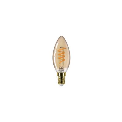 PHILIPS  MAS VLE LEDCandleD2.5-15WE14 B35GOLDSP G, 136lm, 1800K (31603400)