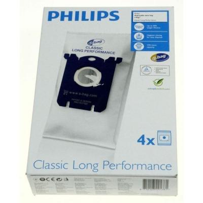 PHILIPS Boite de 4 sacs microfibres S-BAG (63316-38043) Aspirateur (FC8021/03 883802103010 )