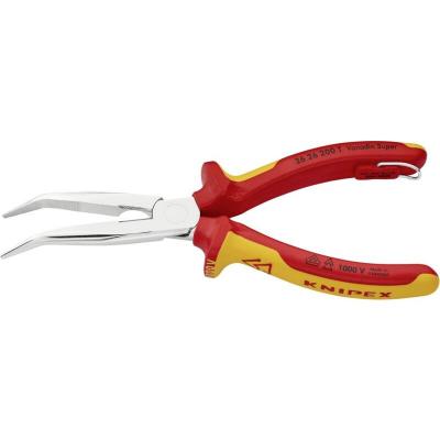 KNIPEX Pince &Agrave; Becs Demi-ronds 200mm Coud&eacute;s - Isol&eacute;e 1000v - Antichute