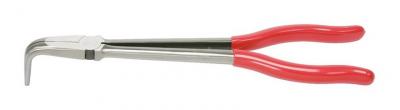 KS TOOLS  pince &eacute;lectronique extra-longue &agrave; bec coud&eacute;e &agrave; 90&deg;, 270mm
