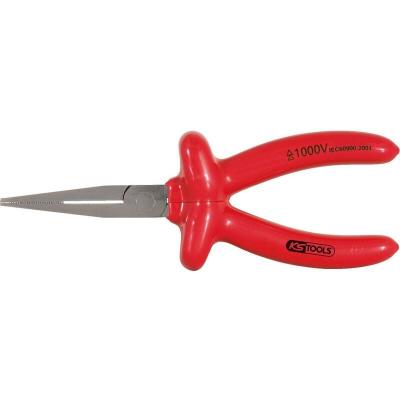 KS TOOLS Pince plate &agrave; bec long 1000V, 160mm - 