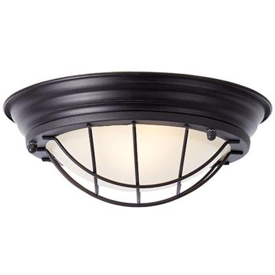 BRILLIANT  - Plafonnier Typhoon Noir &Oslash;29cm - Noir