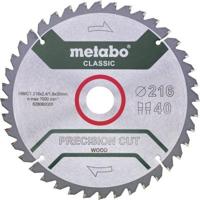 METABO  Lame de scie ""precision cut - classic"", 305x2,4/1,6x30 Z56 WZ 5&deg;neg - 628657000