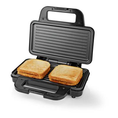 NEDIS Pr&eacute;parateur de sandwichs et paninis 900 w - Noir - 