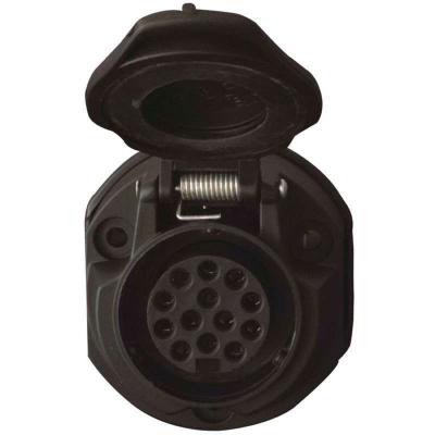 Peraline - Prise remorque pvc femelle 13 plots