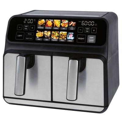 PROFICOOK Friteuse &agrave; air chaud air fryer 8l double compartiment  pc-fr1287h 
