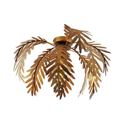 QAZQA Plafonnier vintage or 45 cm - Botanica