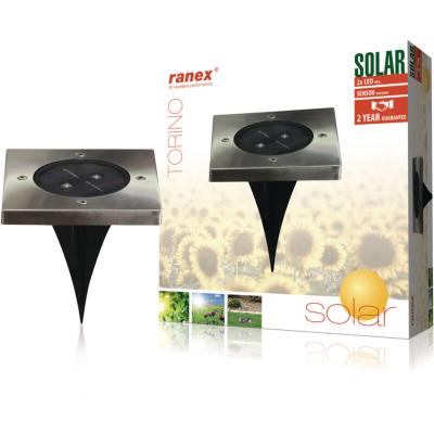 RANEX Torino - spot encastrable dans le sol LED solaire