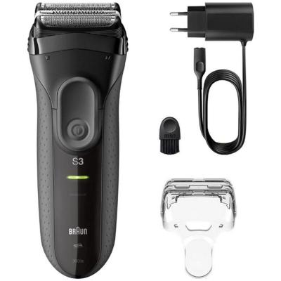BRAUN Rasoir &eacute;lectrique rechargeable &eacute;tanche gris -  - 3-3000S