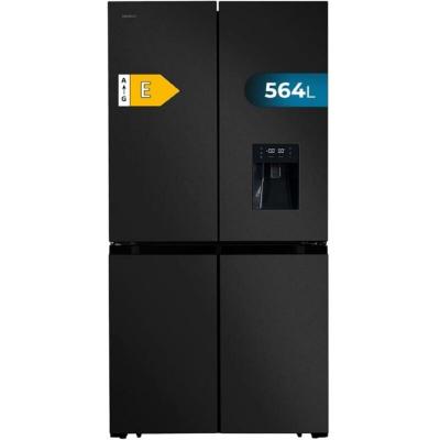 Cecotec Bolero CoolMarket 4D 564 Dark frigo am&eacute;ricain Pose libre 320 L Acier inoxydable